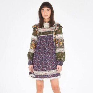 Farm Rio Mixed Liberty Mini Dress Small NWT
